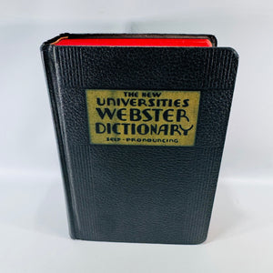 Vintage Webster Dictionary 1935 The New Universities Edition Hardcover Joseph Devlin World Syndicate Publishing