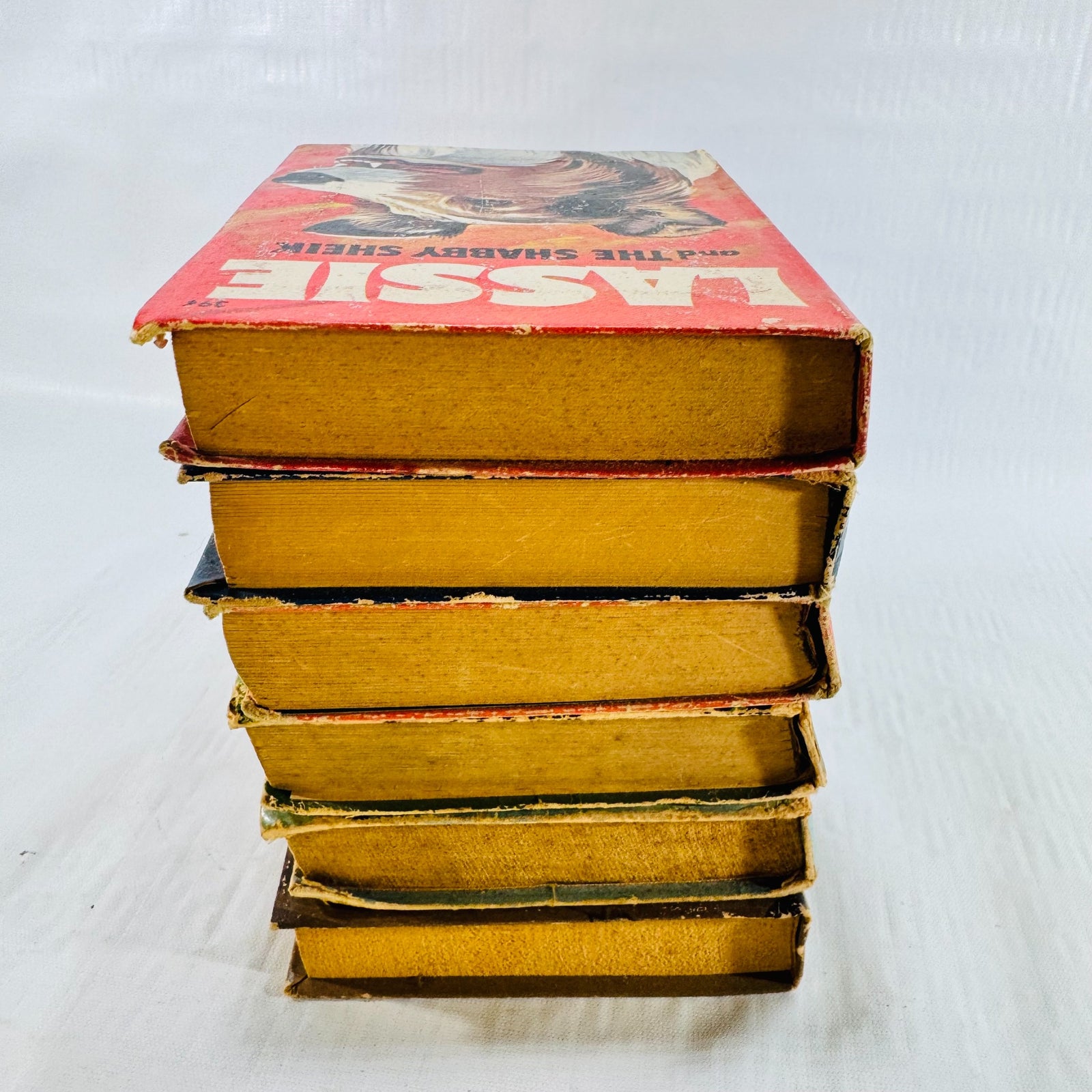 Six Whitman Big Little Books bundle, aged fore edges