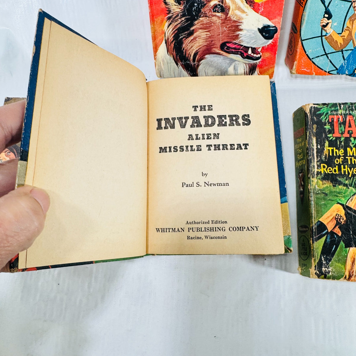 Six Whitman Big Little Books bundle, invaders title page