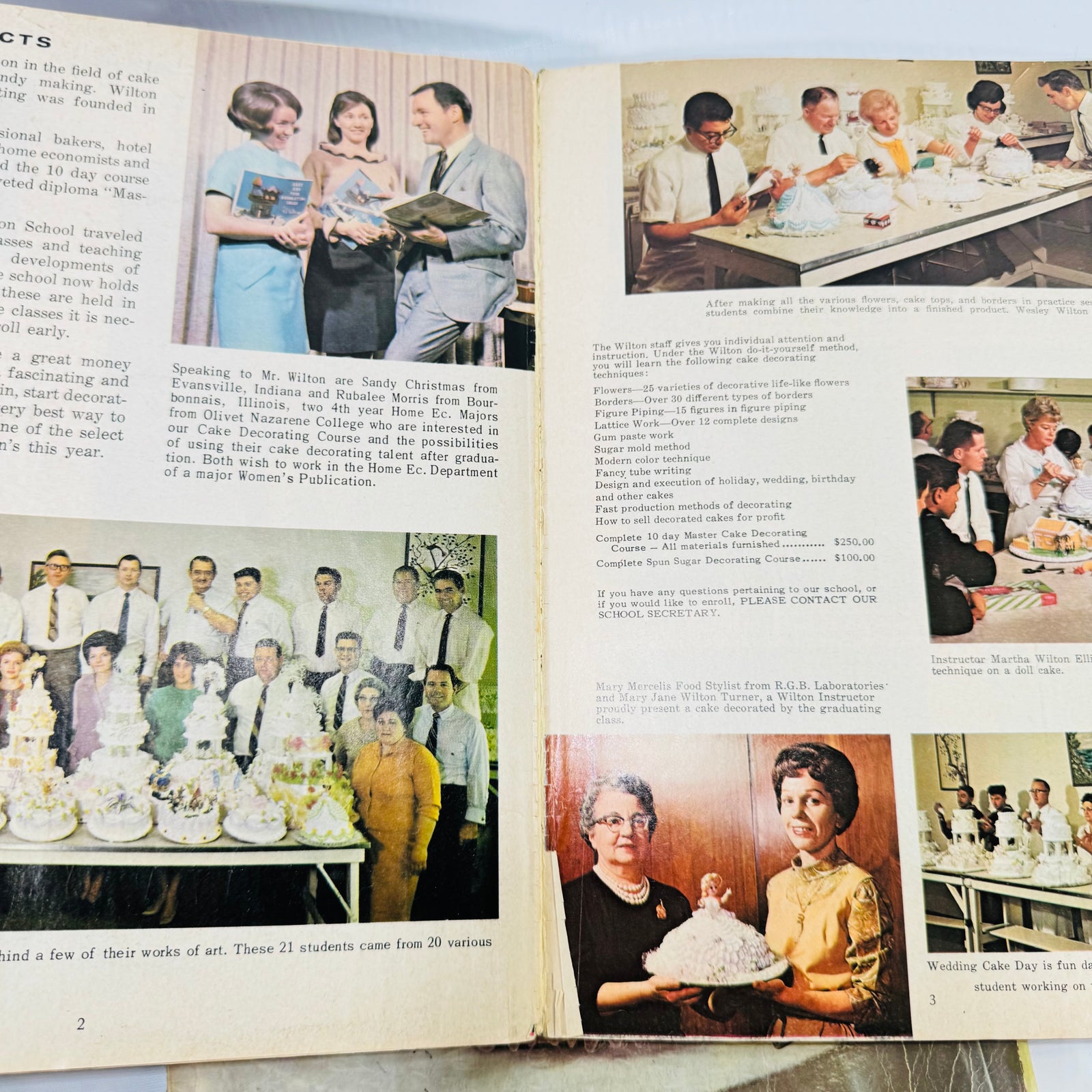 Wilton School of Cake Decorating pages 2 and 3