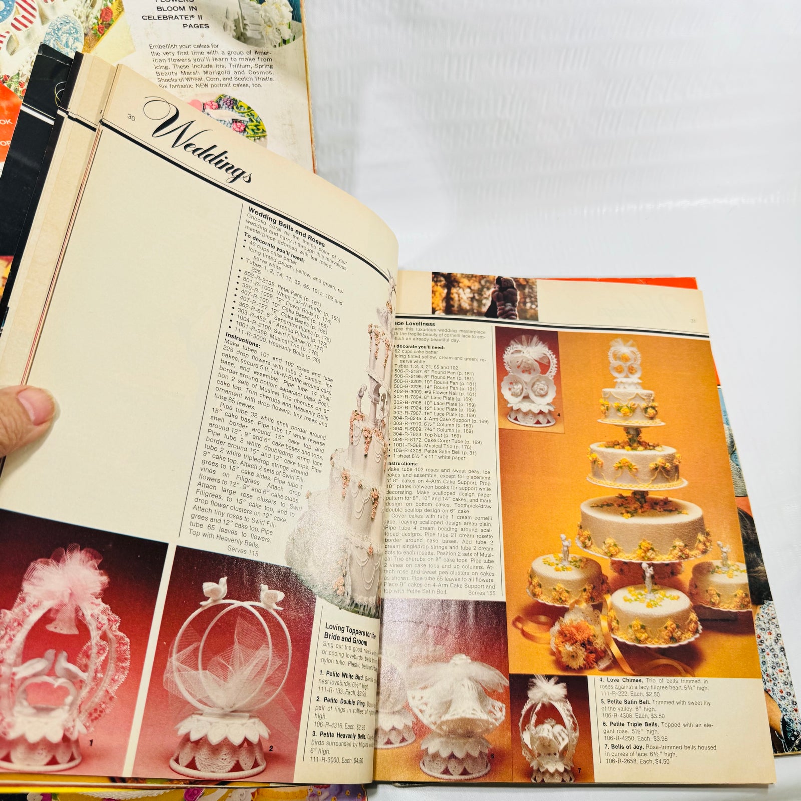 Wilton Yearbook wedding cake pages