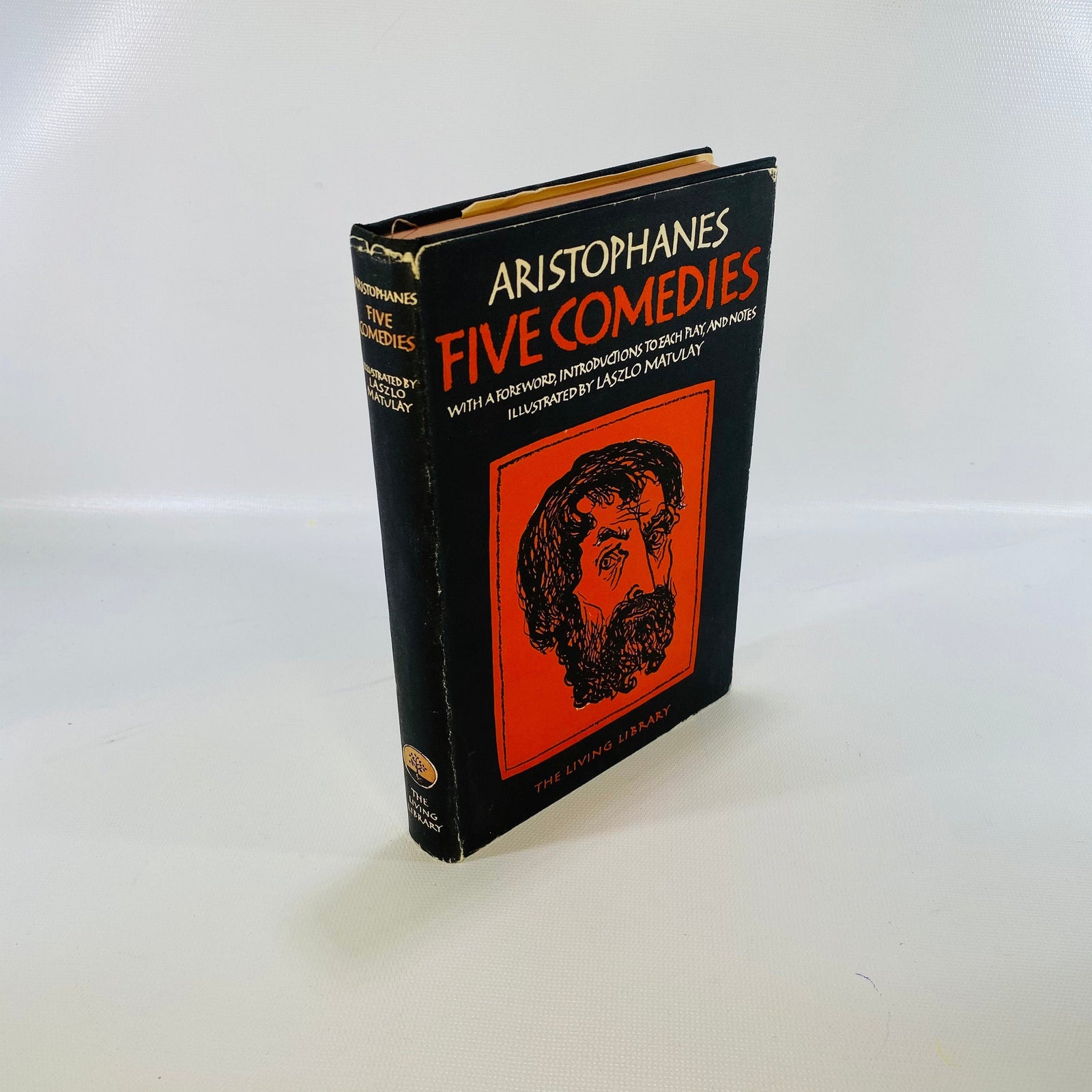 Aristophanes Five Comedies illustrated by Laszlo Matulay 1948 The Living Library Vintage Book