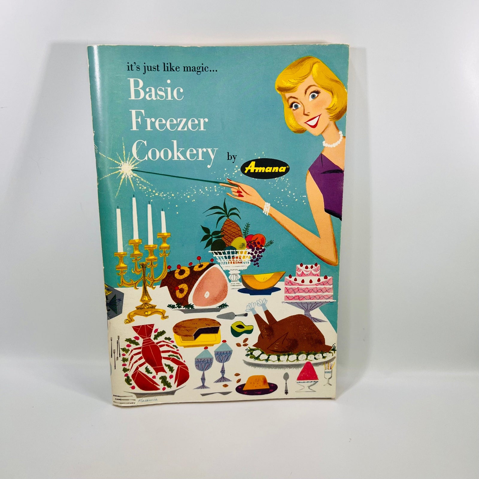 Basic Freezer Cookery by Amana Vintage Pamphlet 1959 Amana Refrigeration Inc. Vintage Book