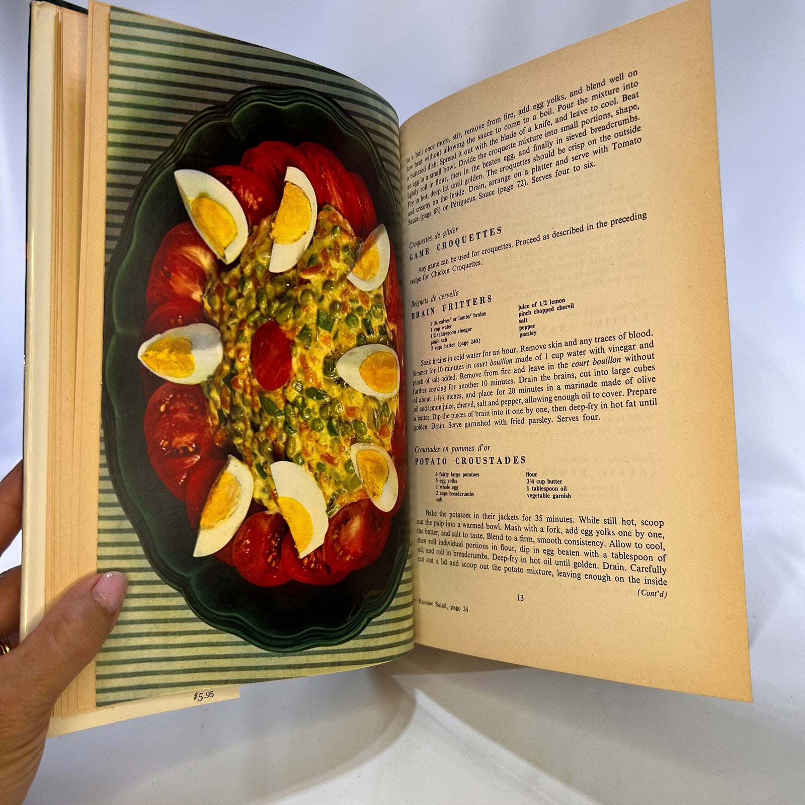 French Cooking for Everyone by Alfred Guerot Translated by Nina Froud Golden Press 1963 Vintage Book