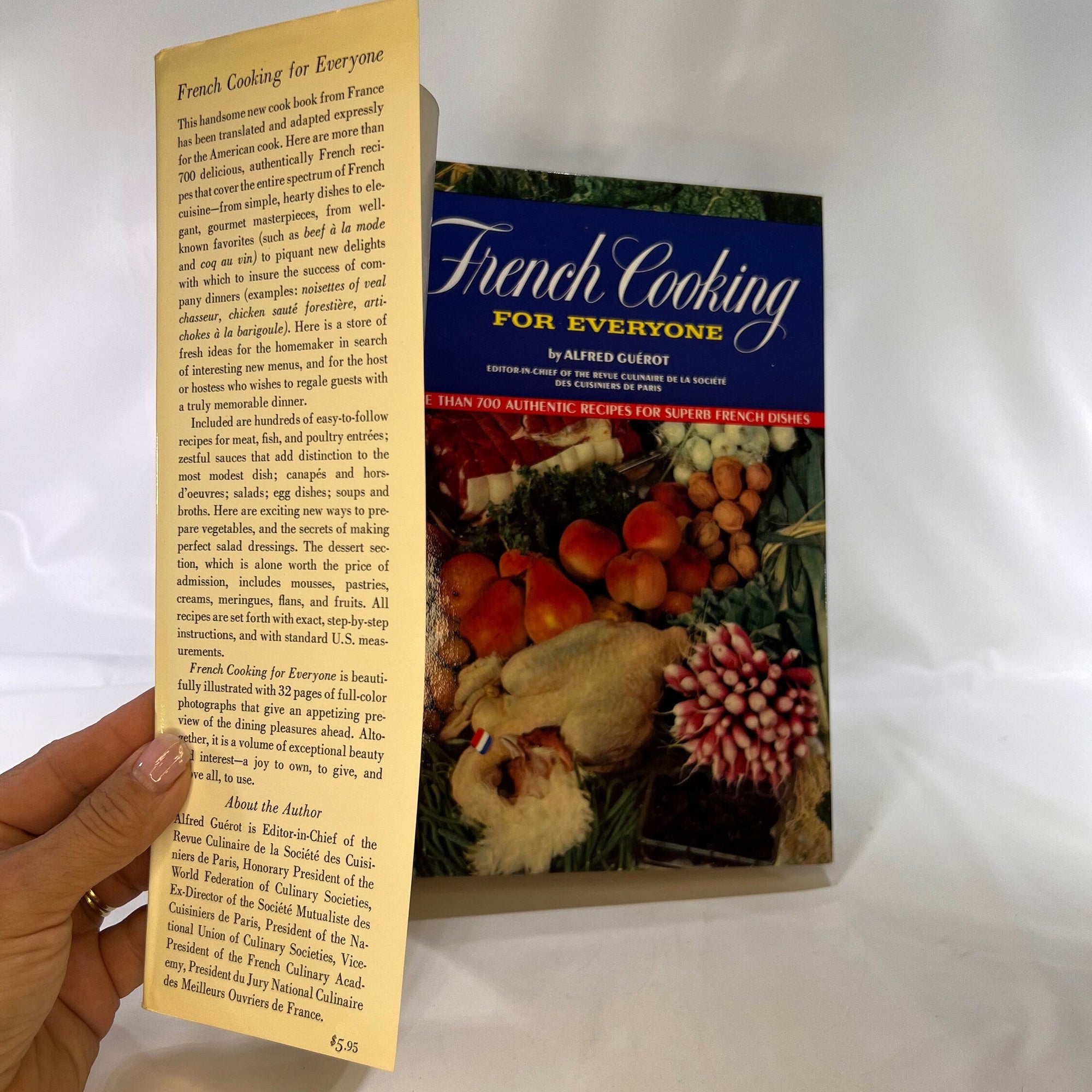 French Cooking for Everyone by Alfred Guerot Translated by Nina Froud Golden Press 1963 Vintage Book