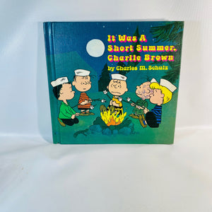 It was a Short Summer, Charlie Brown by Charles M. Schulz 1970 Vintage Book