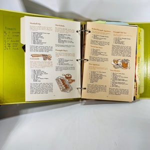 Del Monte Kitchens Cook Book Three Ring Binder Found with Recipes 1970s Vintage Book with Recipes
