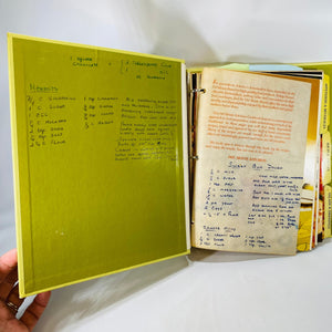 Del Monte Kitchens Cook Book Three Ring Binder Found with Recipes 1970s Vintage Book with Recipes