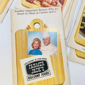 10 Farmer Jack's Grocery Store Cooking with Stars Tv Kurt Kitchen Cookbook Vintage Pamphlets  Vintage Cookbook