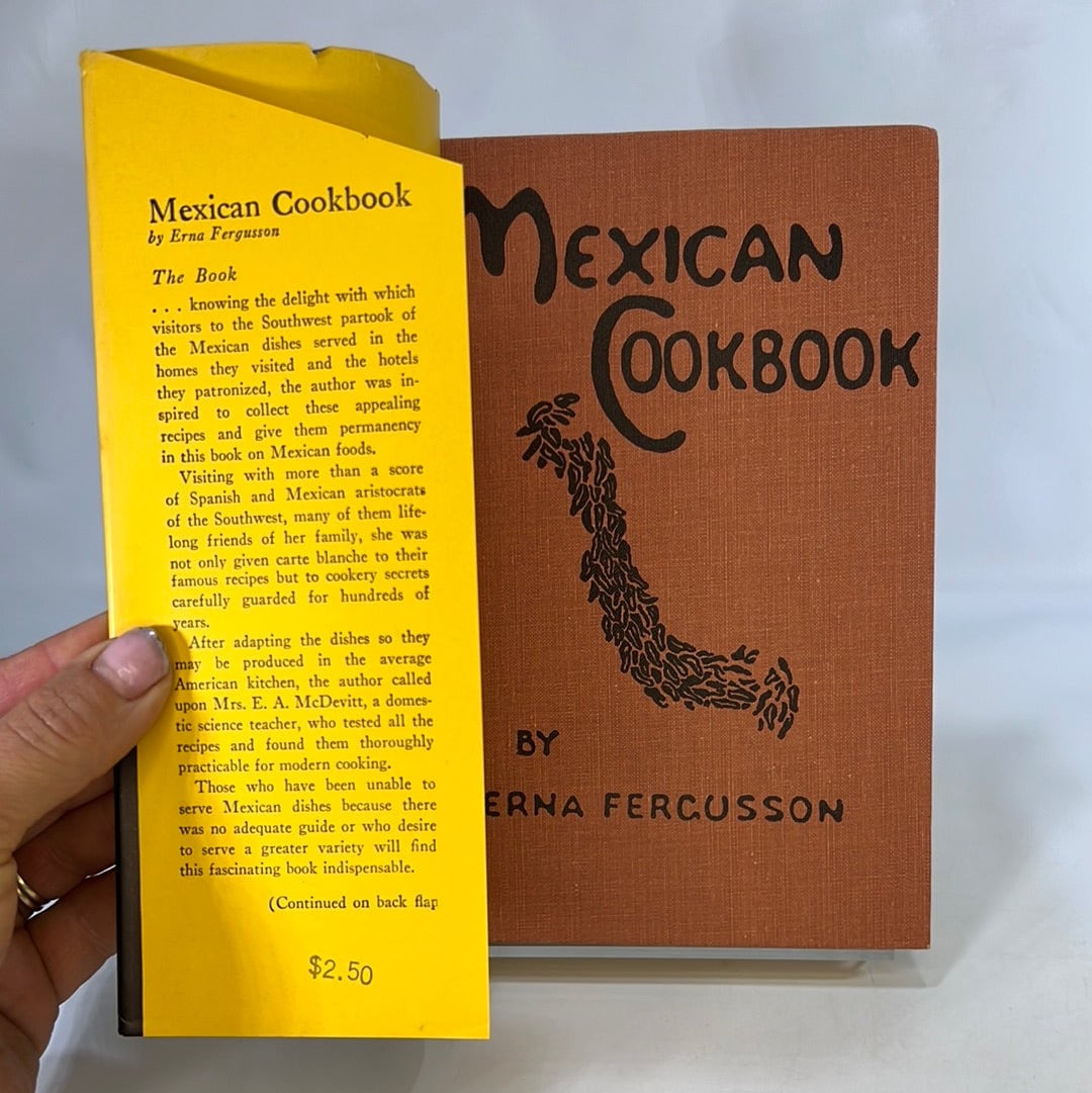 Mexican Cookbook by Erna Fergusson 1945 University of New Mexico Press Vintage Cookbook Recipes