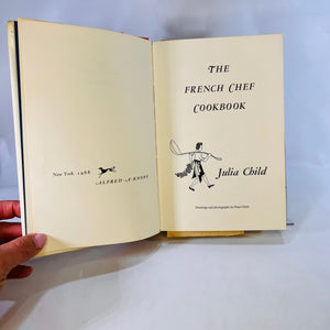 The French Chef Cookbook by Julia Child 1968 Alfred A. Knopf Vintage Cookbook