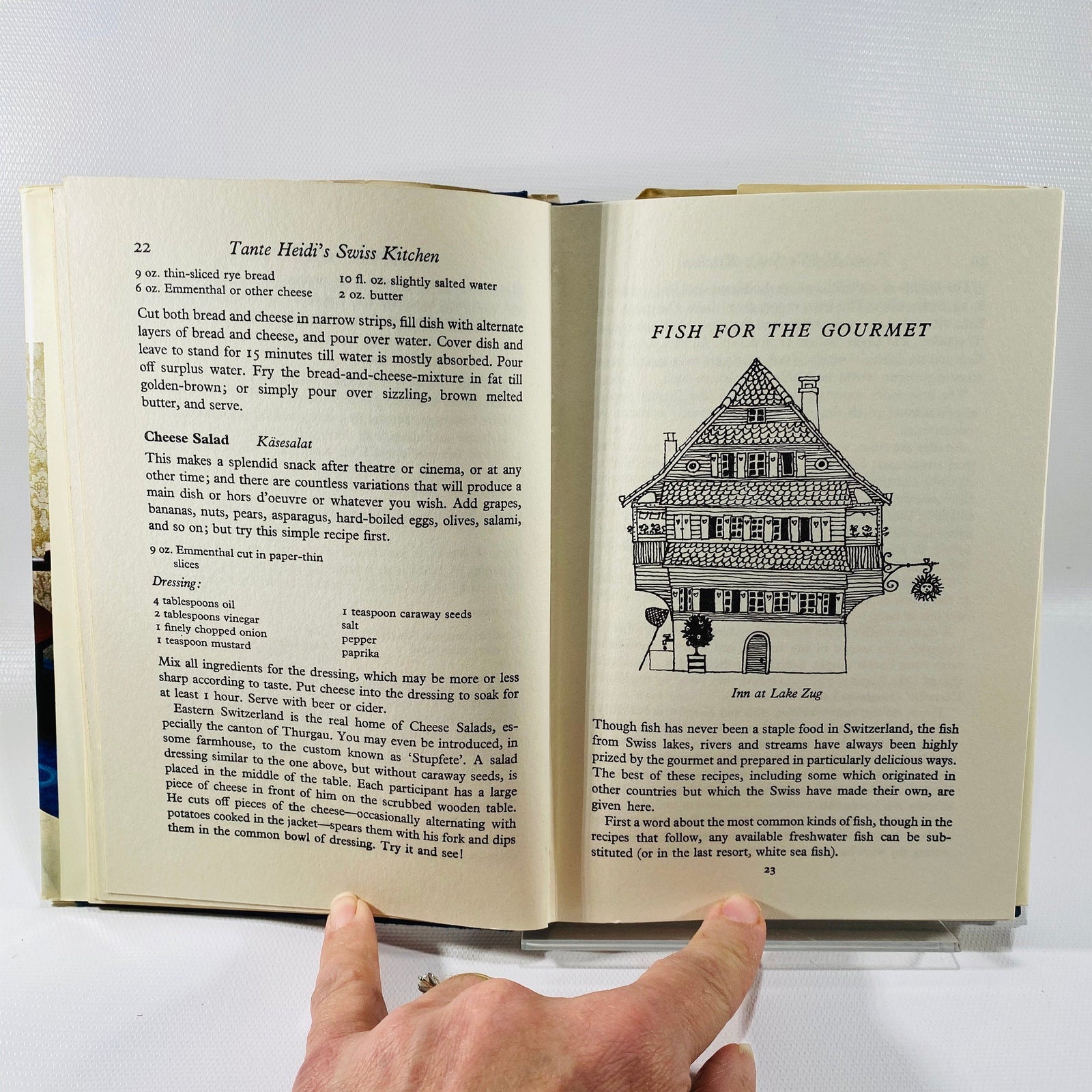 Tante Heidi's Swiss Kitchen by Eva Maria Borer 1965 Vintage Book