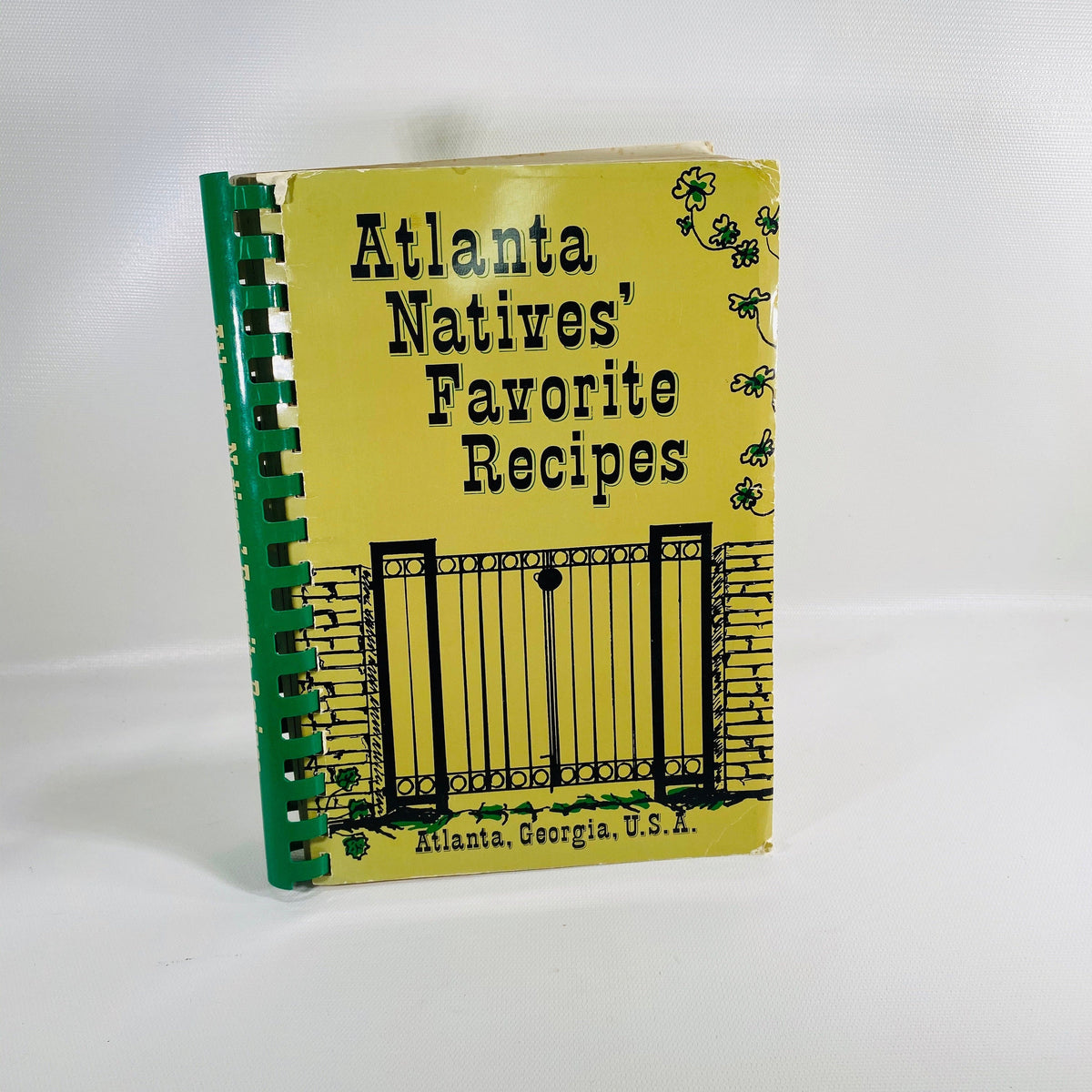 Atlanta Natives Favorite Recipes &amp; Atlanta History compiled by Frances Elyea 1975  Vintage Cookbook