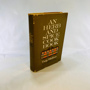 An Herb and Spice Cookbook by Craig Claiborne 1963 Harper and Row Publishers  Vintage Cookbook