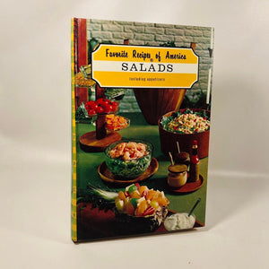 Salads Favorite Recipes of America includes Appetizers 1968 Volume 3 in the  Series  Vintage Cookbook