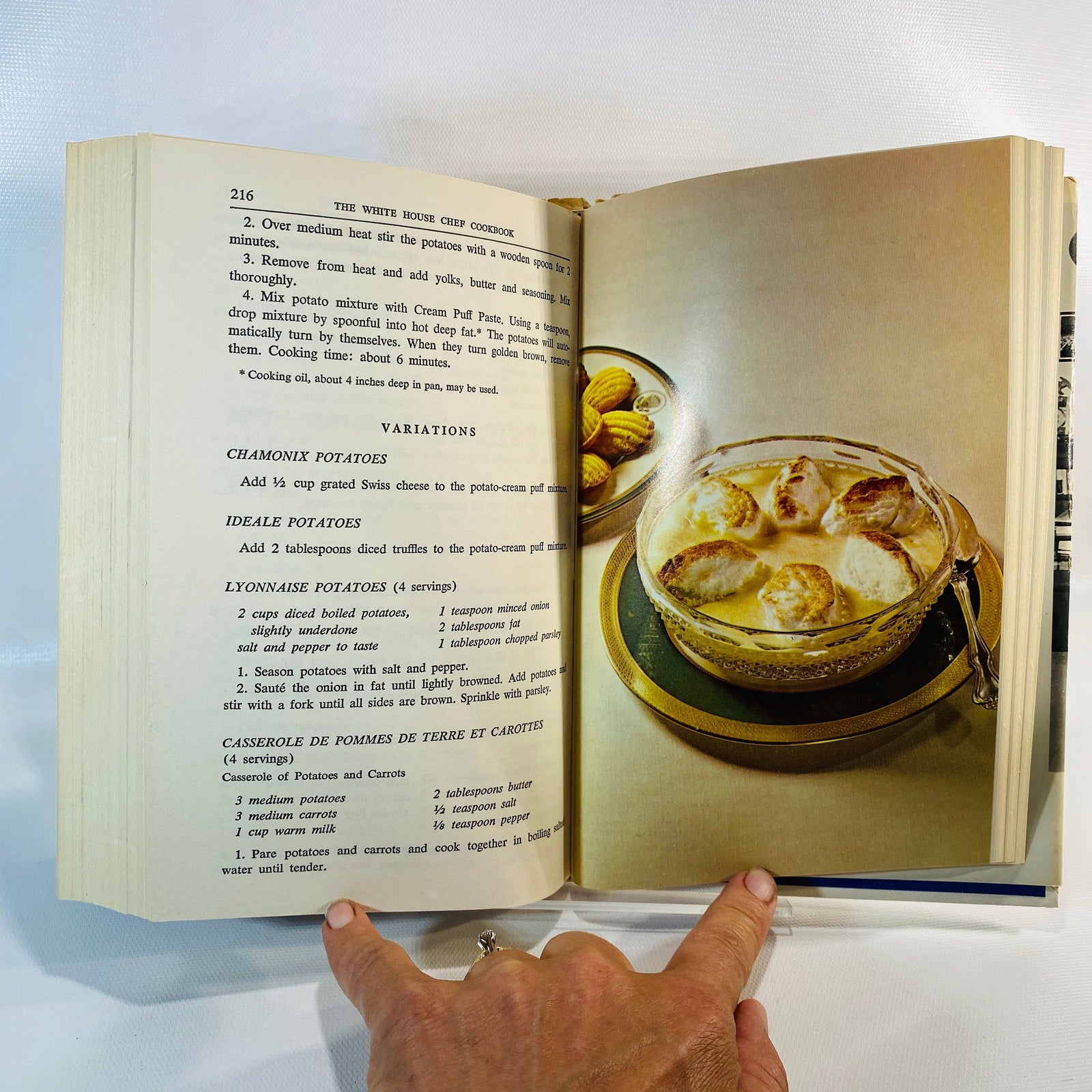 The White House Cookbook by Rene' Verdon 1967 First Edition  Vintage Cookbook