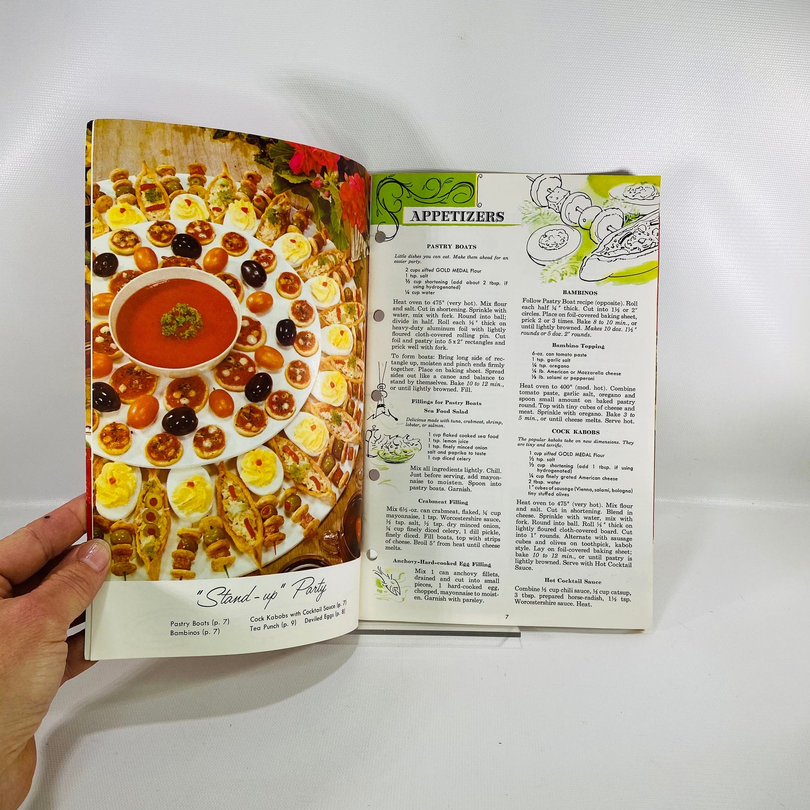 Betty Crocker's Frankly Fancy Foods Recipe Pamphlet by General Mills Inc. 1959 Vintage Book