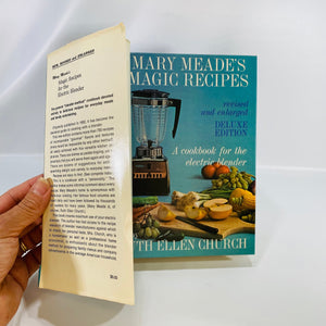 Mary Meade's Magical Recipes a Cookbook for The Electric Blender by Ruth Church 1965 Bobbs-Merrill Co  Vintage Cookbook