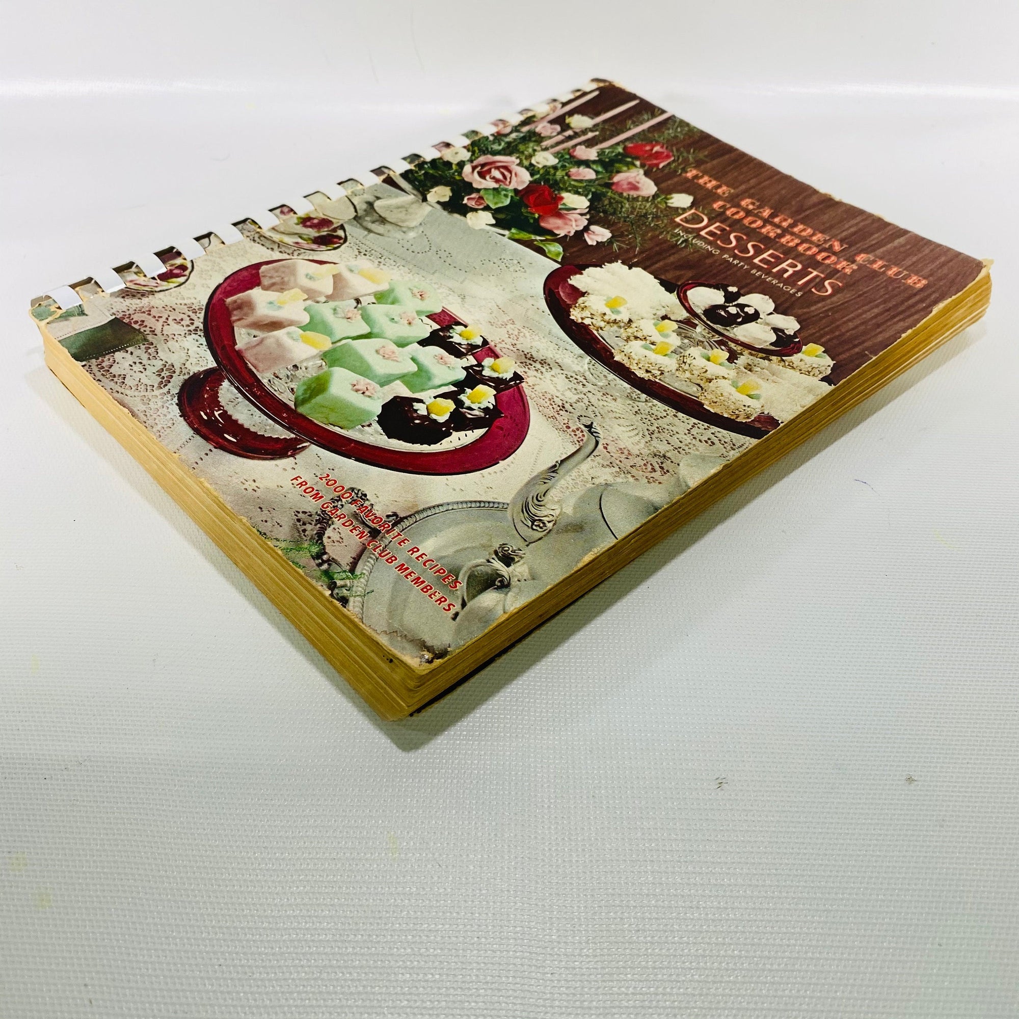 The Garden Club Cookbook Desserts including Party Beverages 1967  Vintage Cookbook