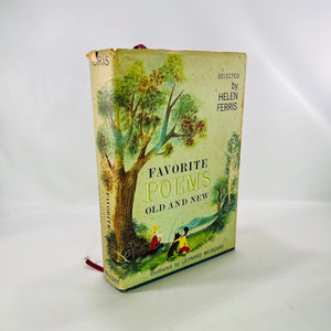 Favorite Poems Old  New selected by Helen Ferris 1957 Double Day  Co Vintage Book