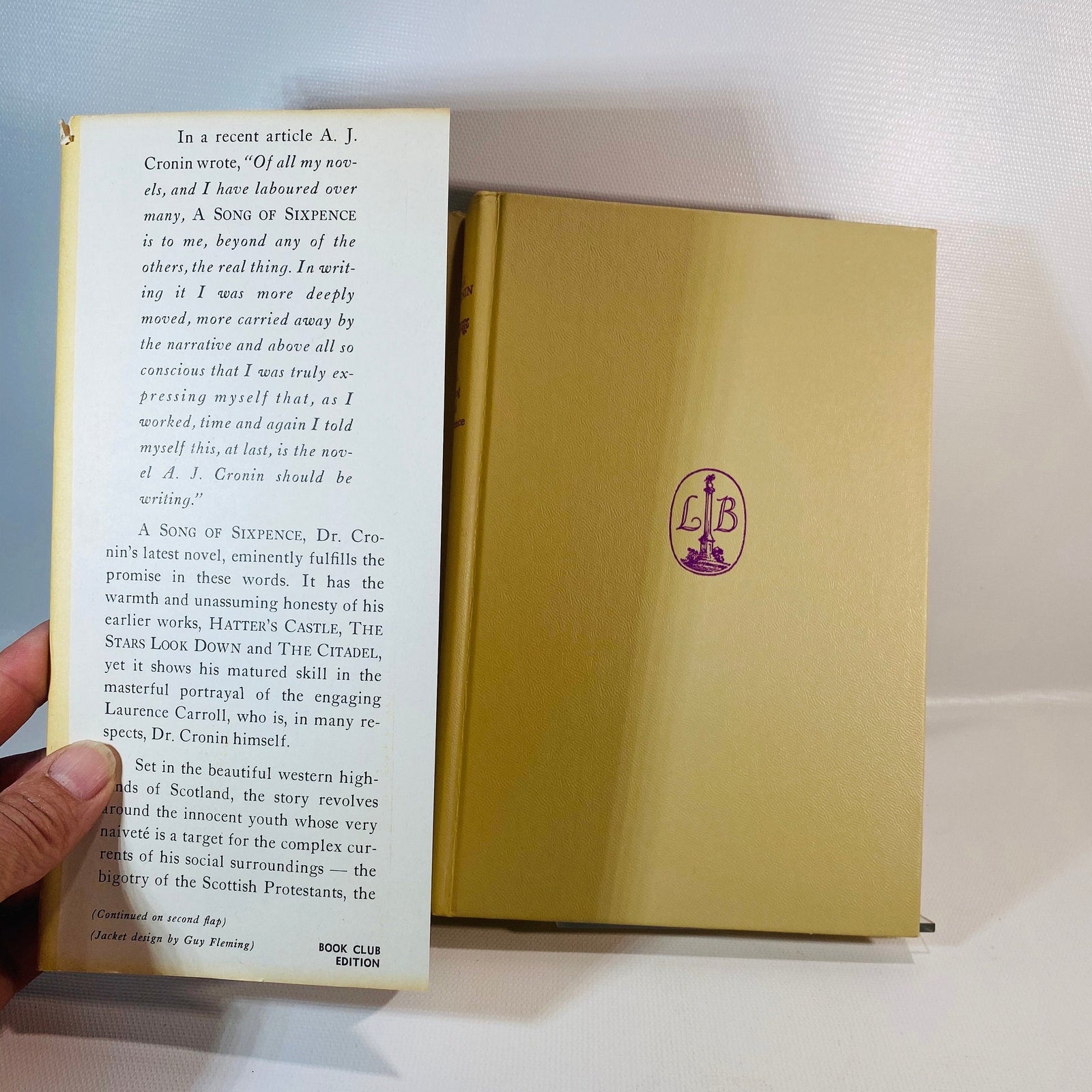 A Song of Sixpence by A.J. Cronin 1964 Vintage Book