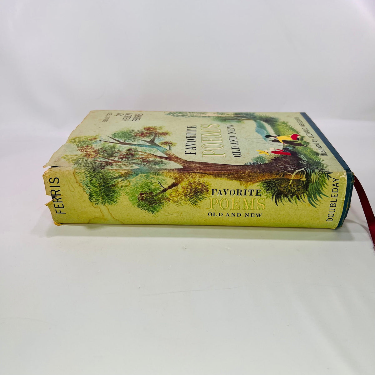 Favorite Poems Old  New selected by Helen Ferris 1957 Double Day  Co Vintage Book
