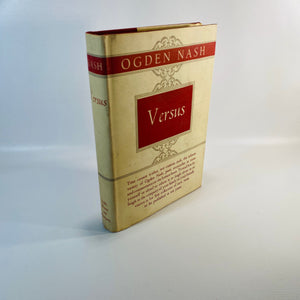 Versus by Ogden Nash 1948 Vintage Book