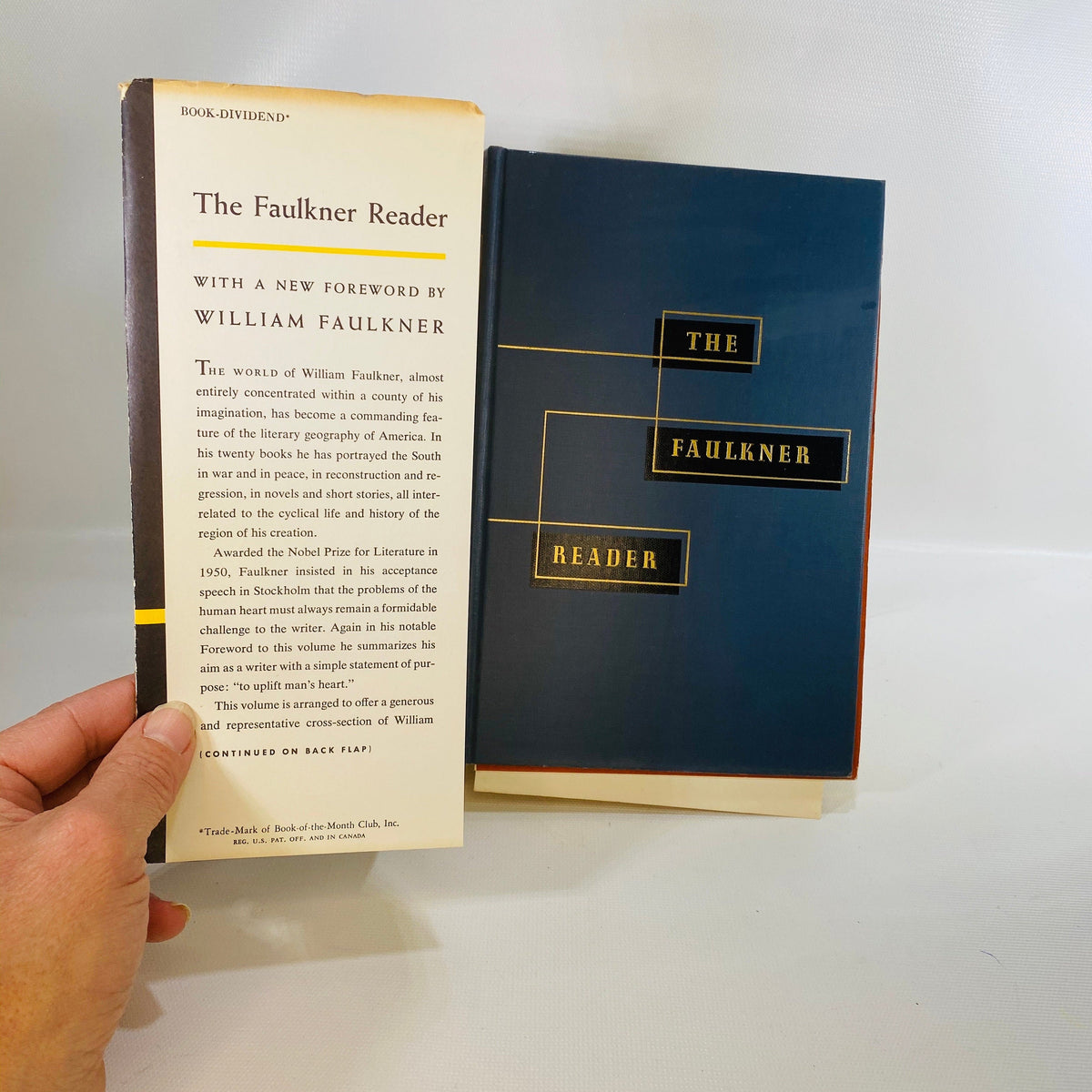 The Faulkner Reader with a forward by William Faulkner 1954 Vintage Book