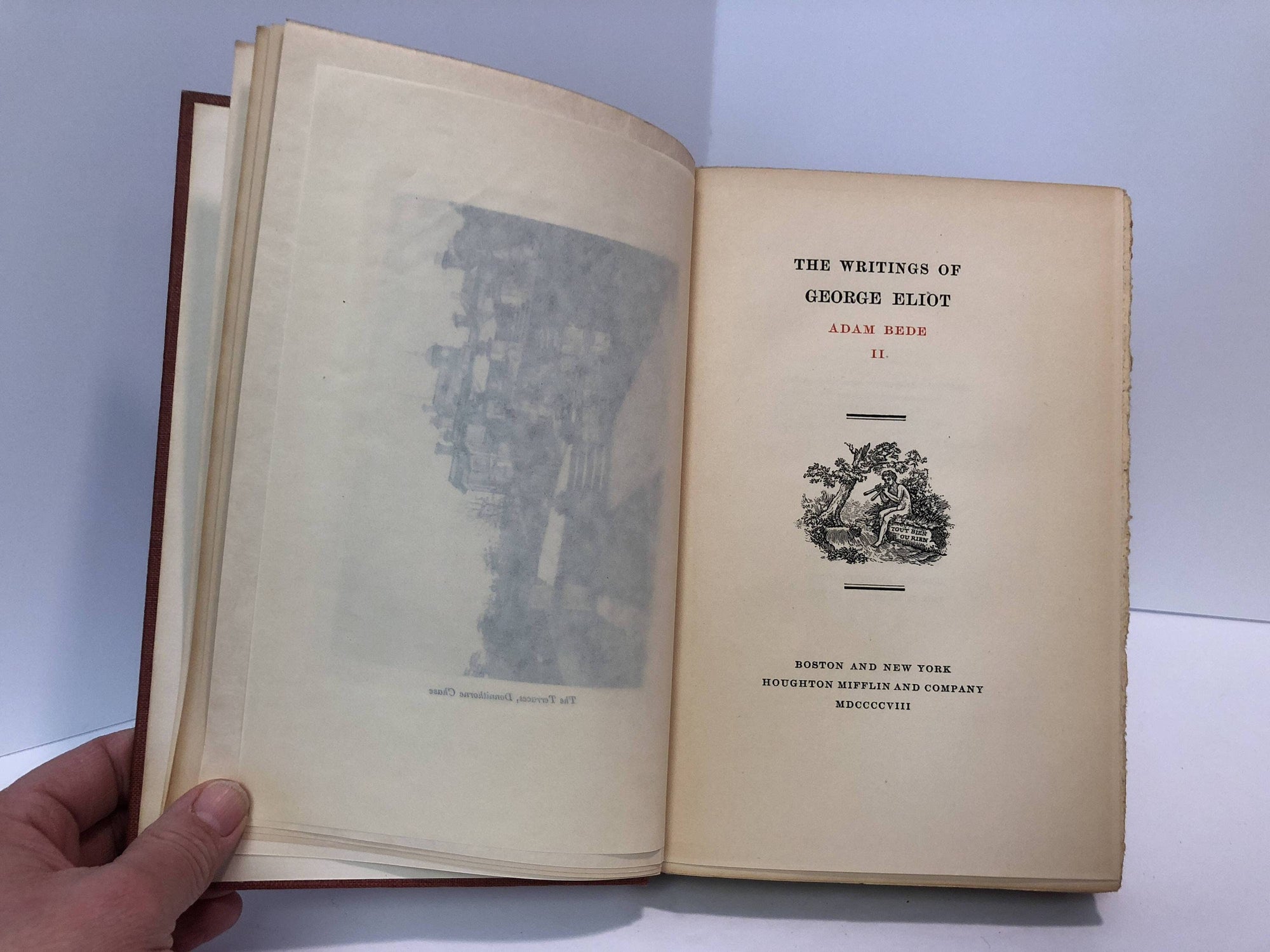The Writing of George Eliot Adam Bede 1907 A Vintage Book Vintage Book