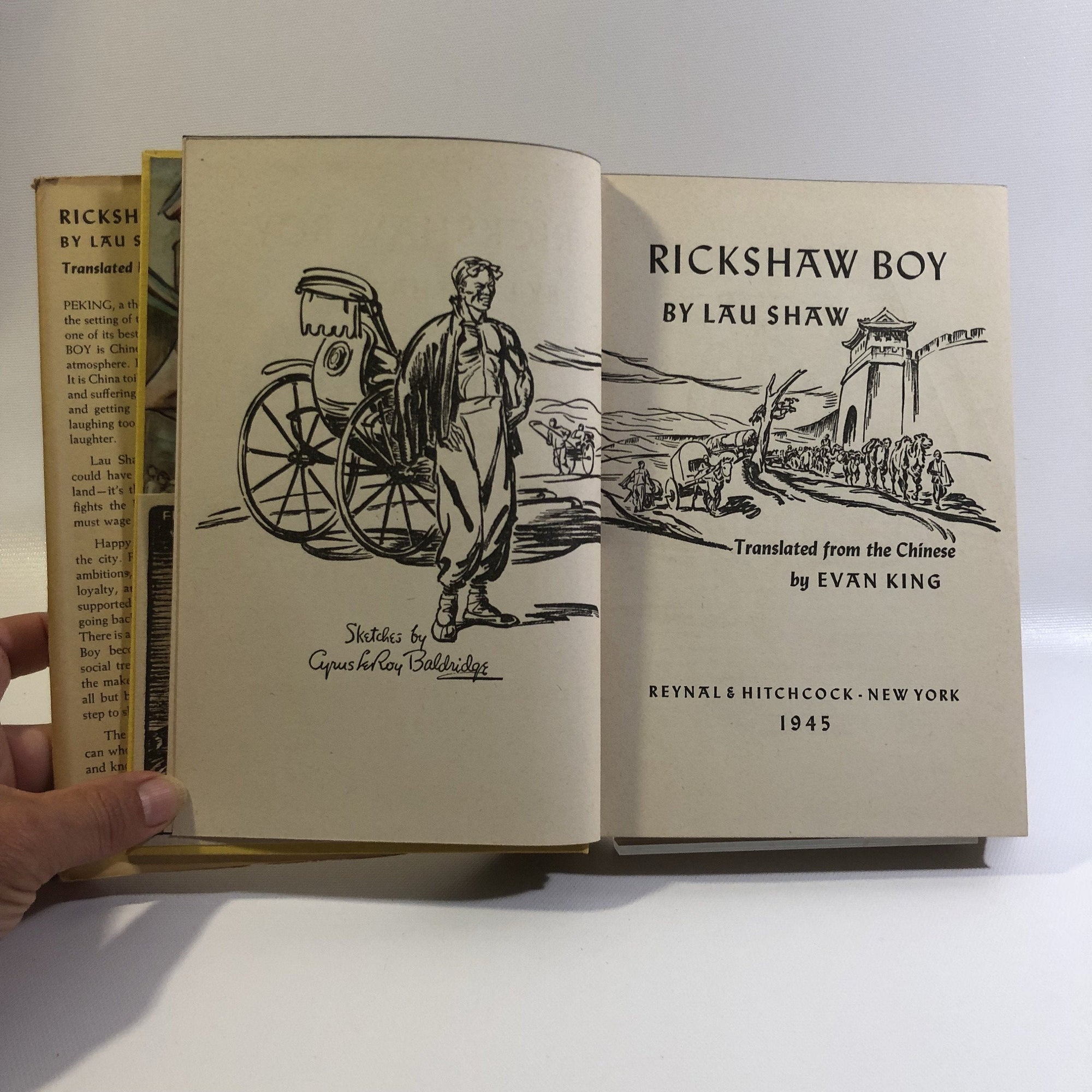 Rickshaw Boy by Lau Shaw 1945 Vintage Book