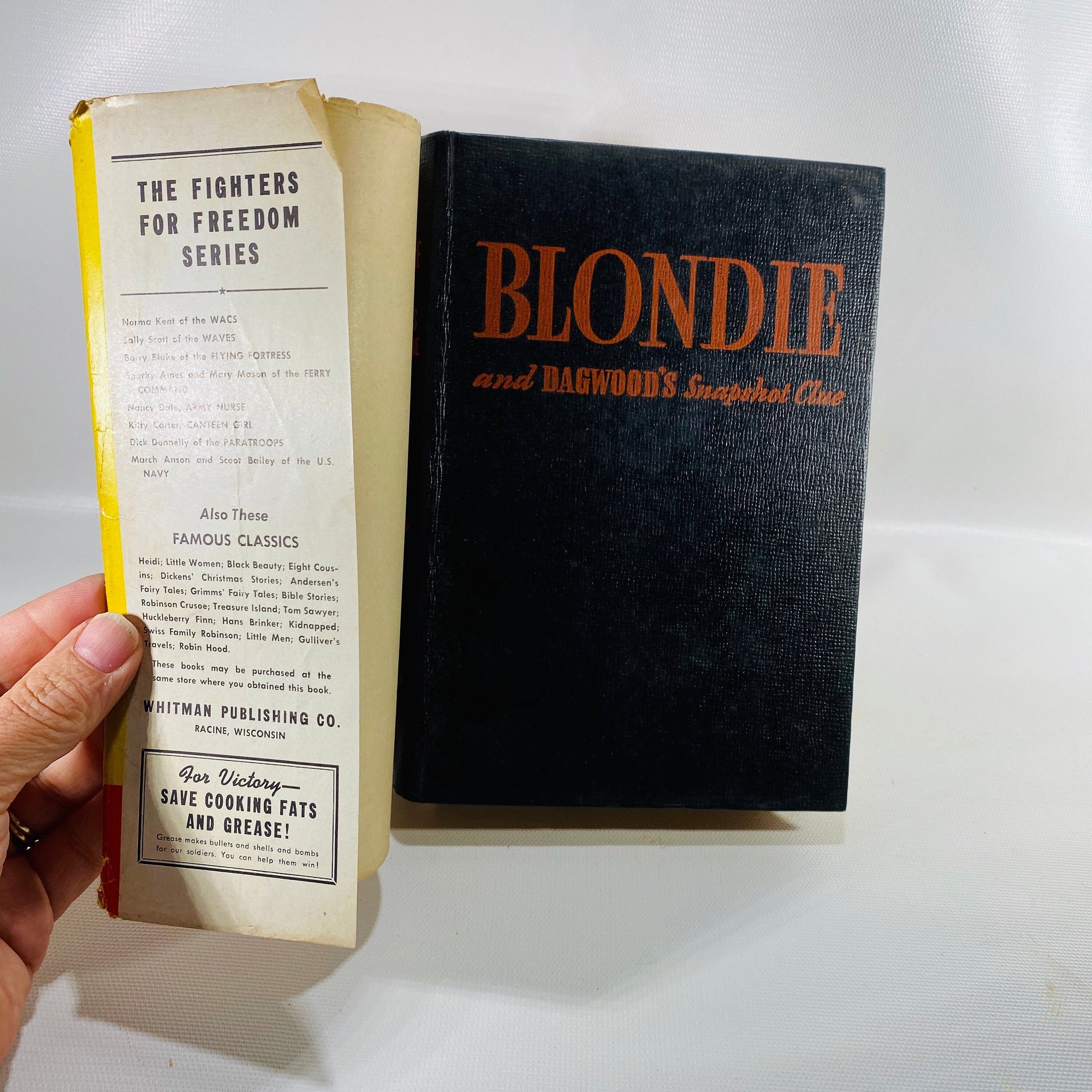 Blondie and Dagwood's Snapshot Clue by Chic Young 1943 Vintage Book