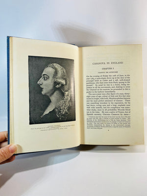 Casanova in England by Giacomo Casanova edited by Horace Bleackley  1923 Vintage Book