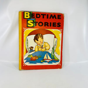 Bedtime Stories Book Illustrated  The Saalfield Publishing Company  466Vintage Book