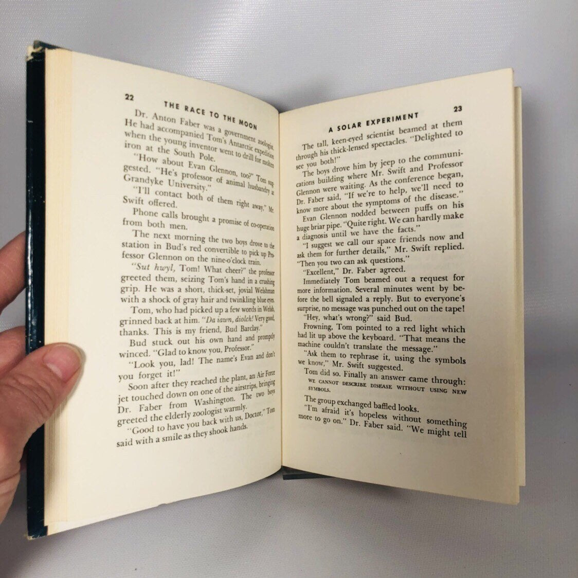 Tom Swift in the Race to the Moon by Victor Appleton 1958 The New Tom Swift Jr. AdventuresVintage Book