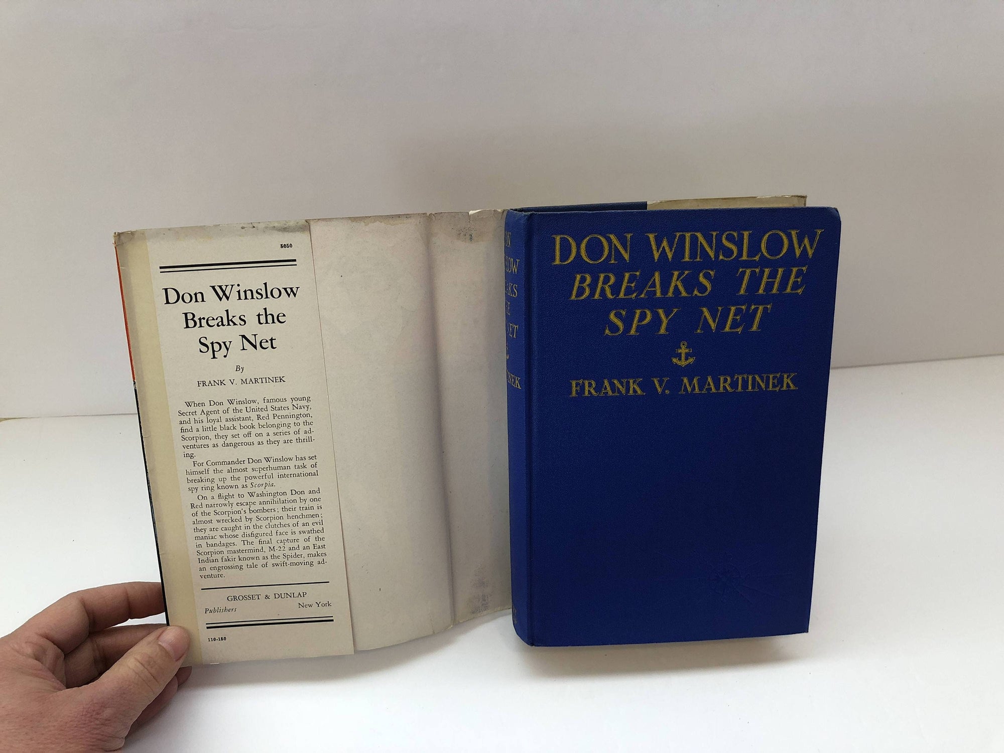 Don Winslow Breaks the Spy Net by Frank V. Martinek-1941 With Original Dust Jacket Vintage BookVintage Book