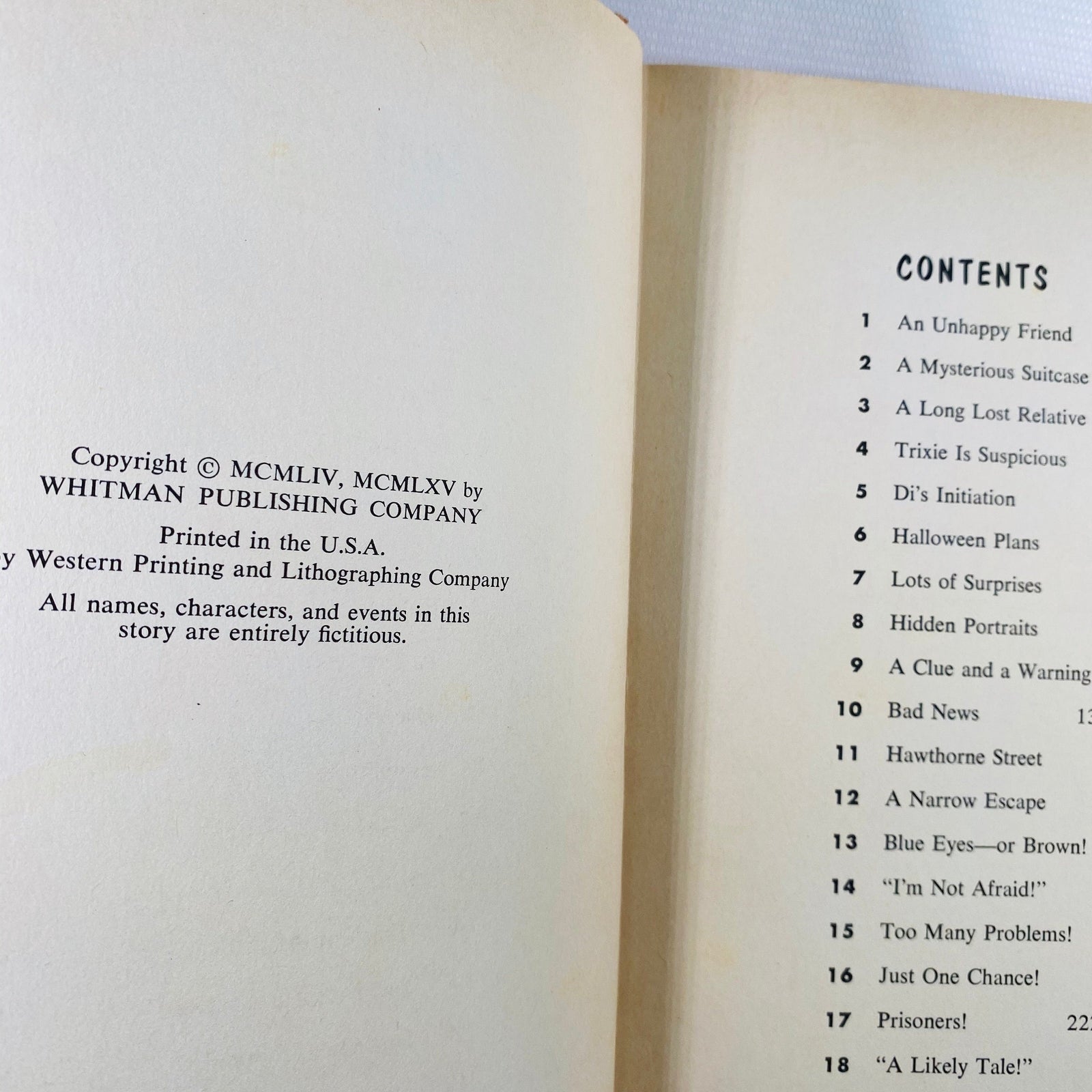 Trixie Belden and the Mysterious Visitor by Julie Cambell 1954 Vintage Book