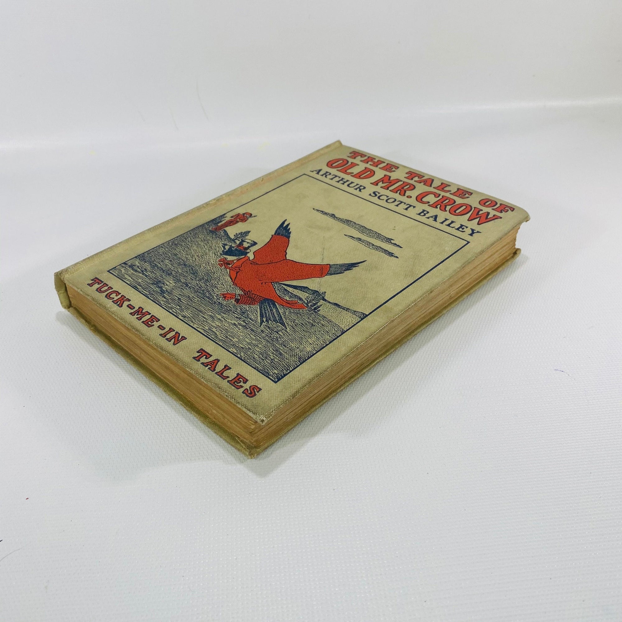 The Tale of Old Mr. Crow by Arthur Scott Bailey 1917 Grosset & Dunlap PublishersVintage Book