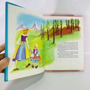 The Story of Babar the Little Elephant by Jean De Brunhoff & Heidi by Johanna Spyri's 1960 Read Me A Story Program Random HouseVintage Book