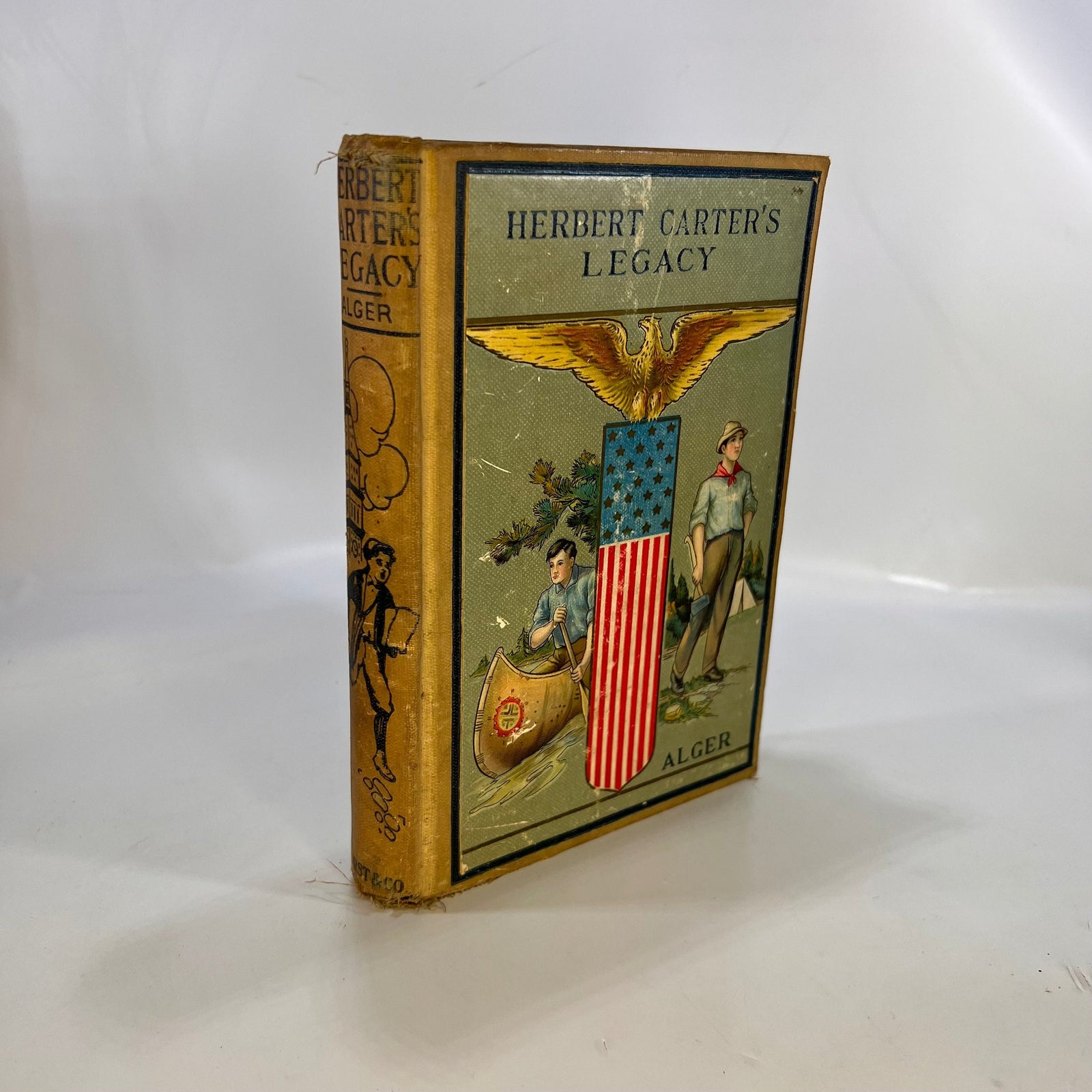 Herbert Carter's Legacy or The Inventor's Son by Horatio Alger Hurst & Company Part of The Alger Series for BoysVintage Book