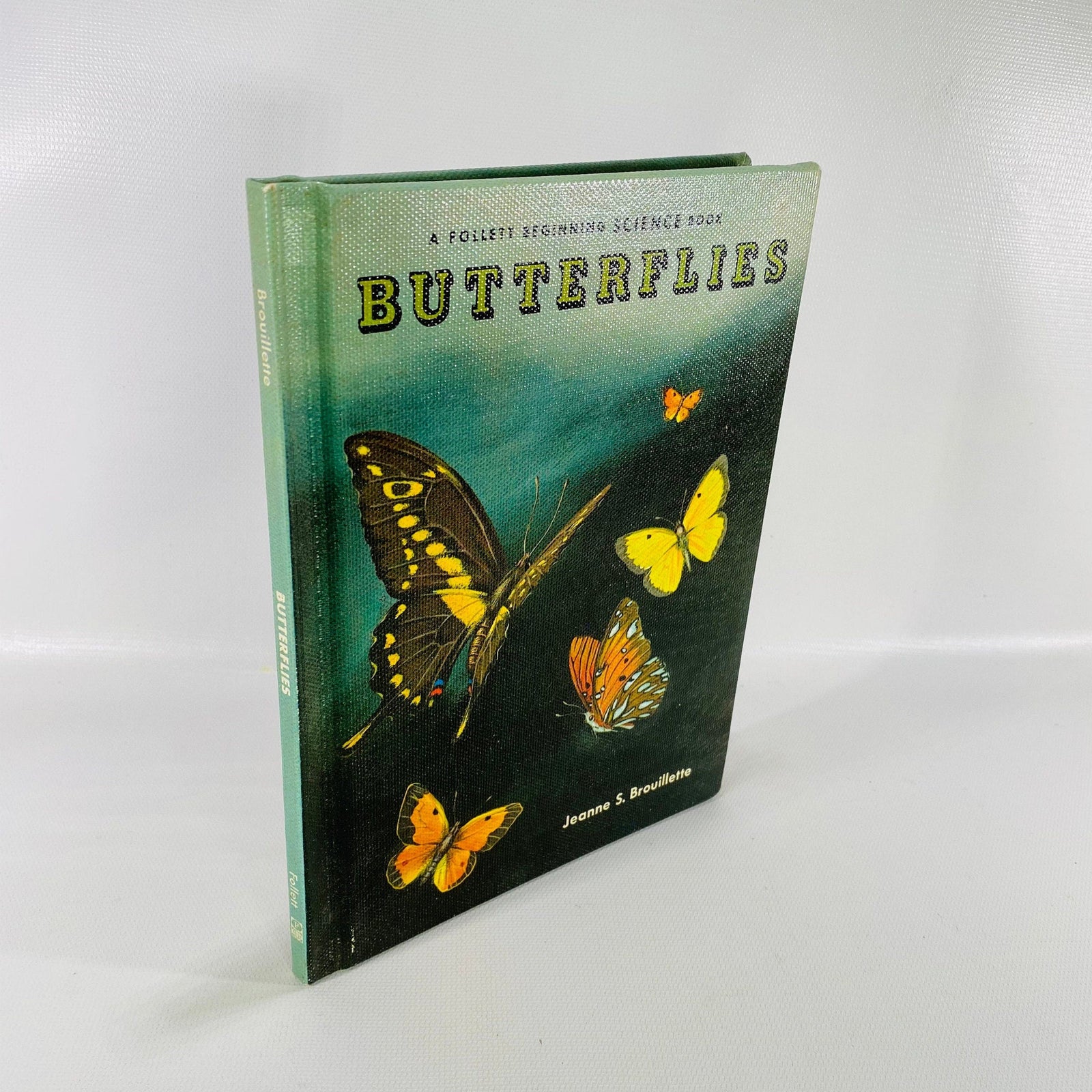 Butterflies by Jeanne Brouillette 1961 Follett Science BookVintage Book