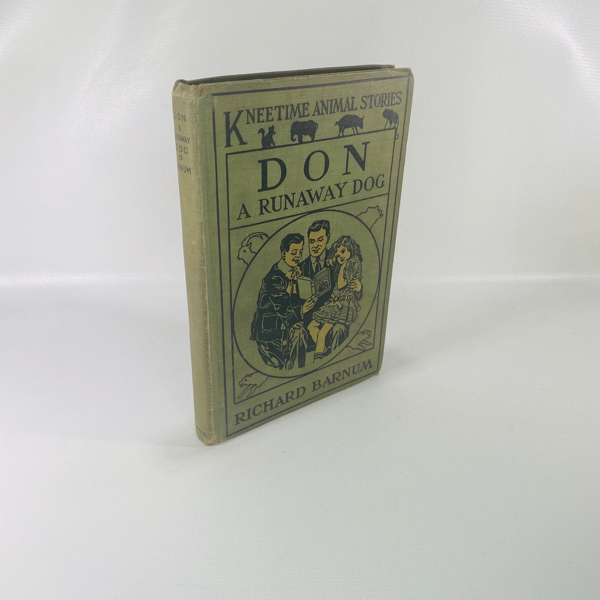 Don a Runaway Dog by Richard Barnum A Kneetime Animal Stories 1915 Barse &amp; HopkinsVintage Book