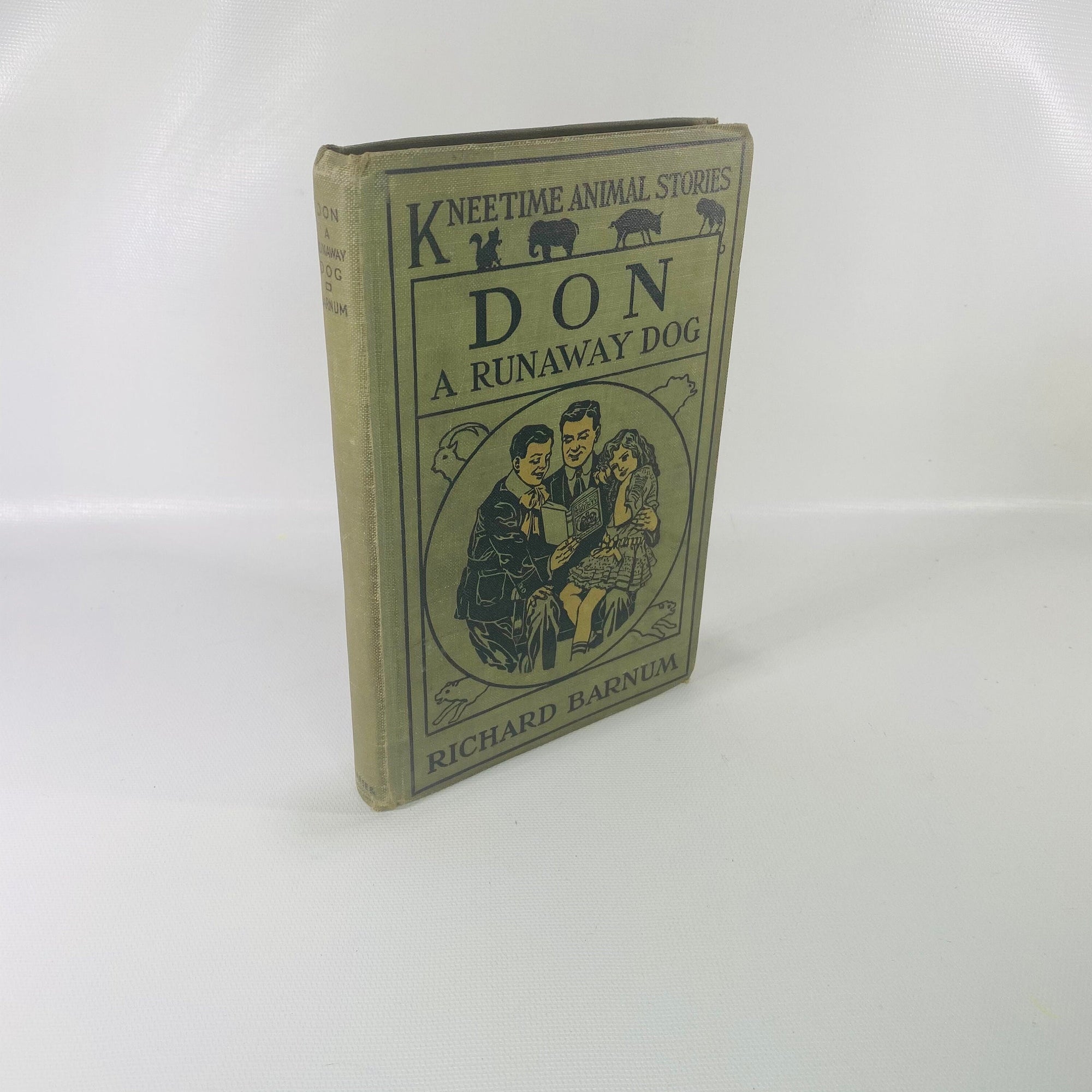 Don a Runaway Dog by Richard Barnum A Kneetime Animal Stories 1915 Barse & HopkinsVintage Book