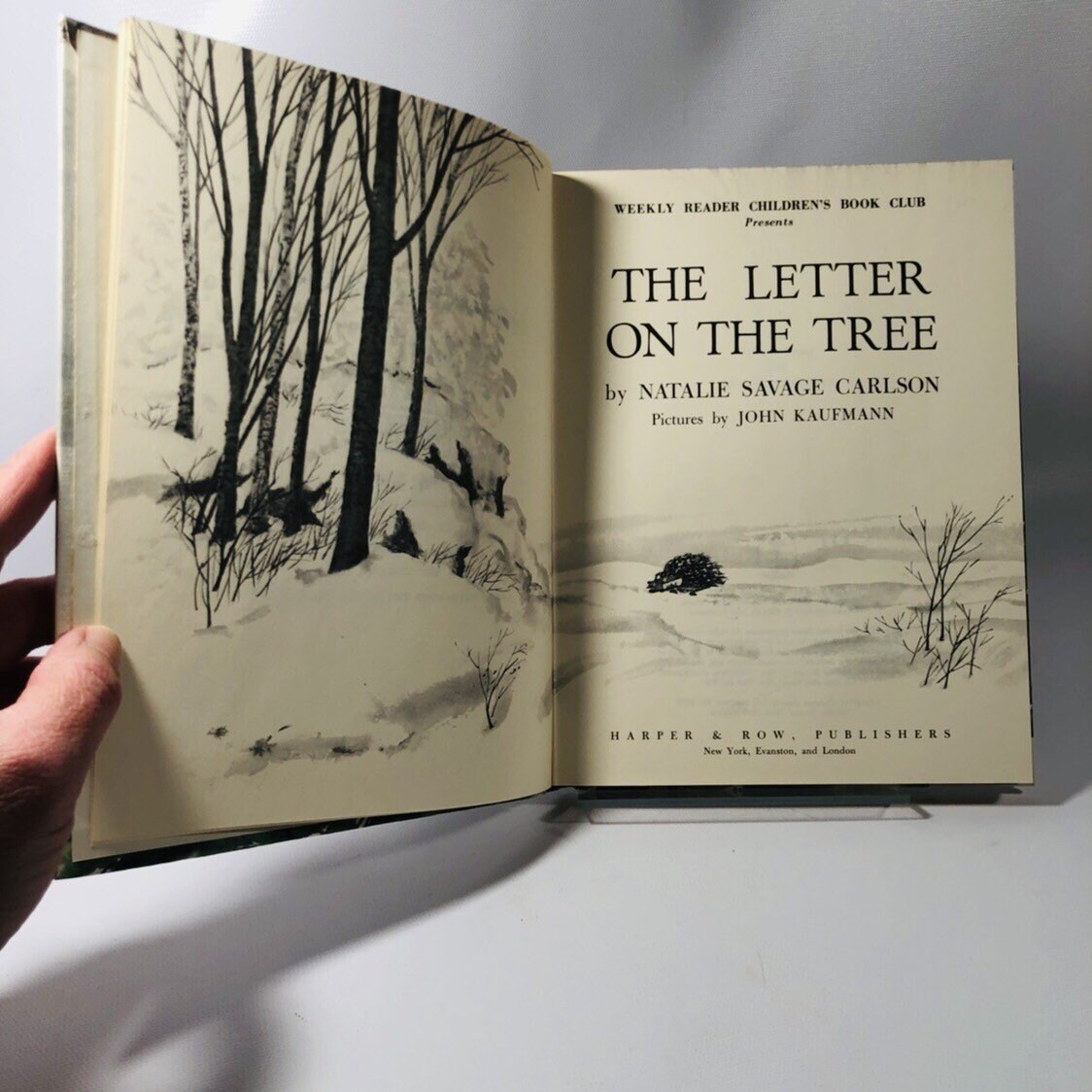 The Letter on the Tree by Natalie Savage Carlson 1964 A Vintage Children's BookVintage Book