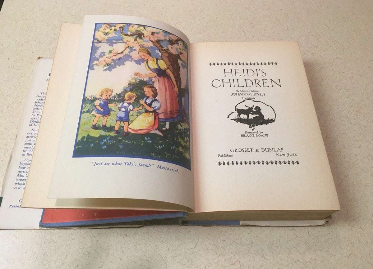 Heidi's Children by Charles Tritten-1939 Vintage Book