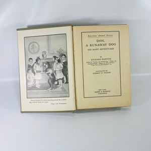 Don a Runaway Dog by Richard Barnum A Kneetime Animal Stories 1915 Barse & HopkinsVintage Book