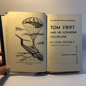 Tom Swift and His Jetmarine by Victor Appleton 1957 Book 3 in the Series with Original Dust JacketVintage Book