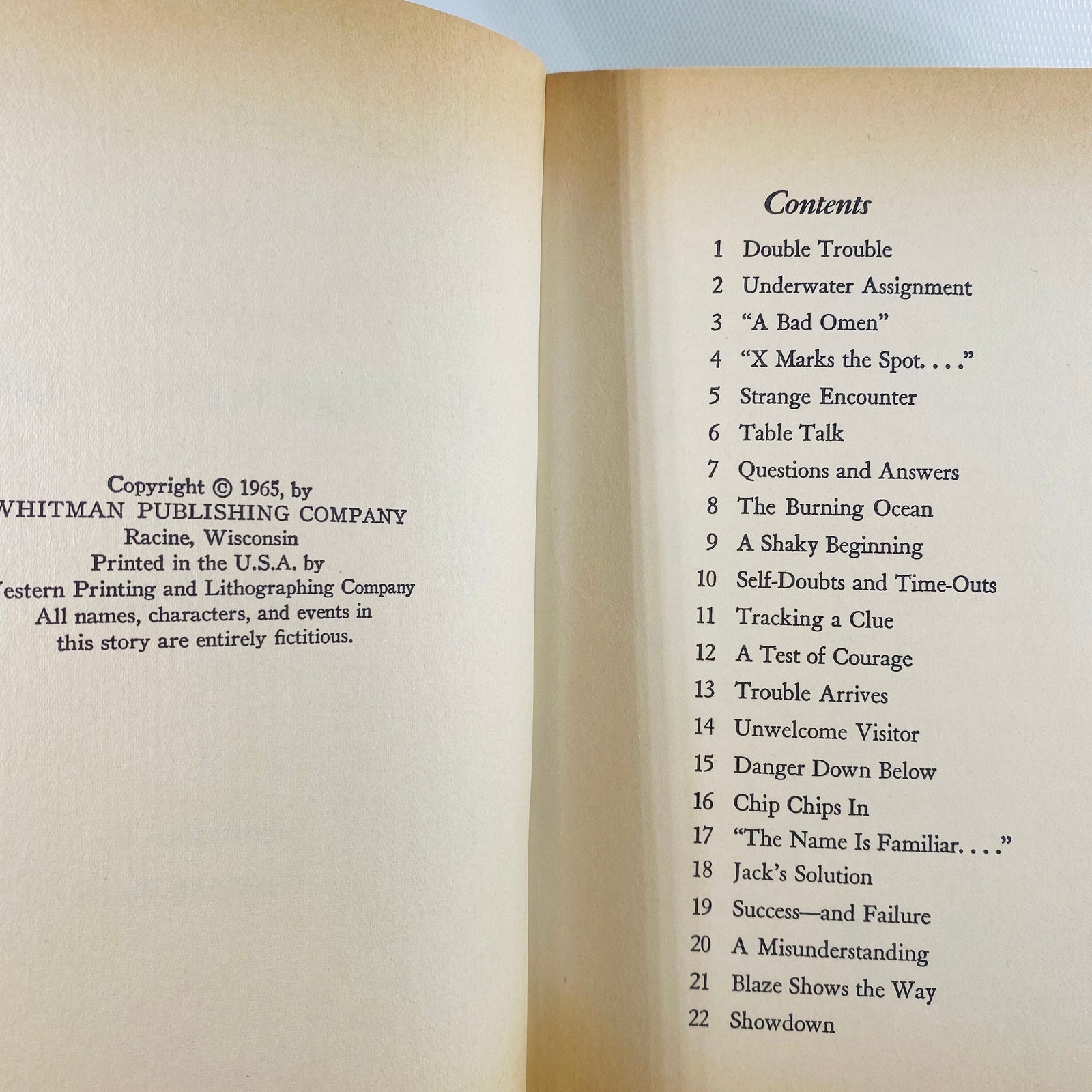 The Mystery of the Burning Ocean by Mel Lyle 1965 A Power Boys AdventureVintage Book