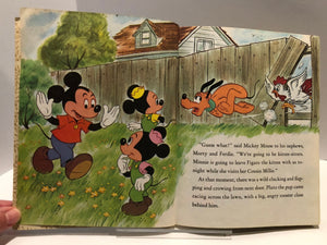 Little Golden Book Official Walt Disney's Mickey Mouse Club The Kitten Sitters 1977 A Vintage BookVintage Book