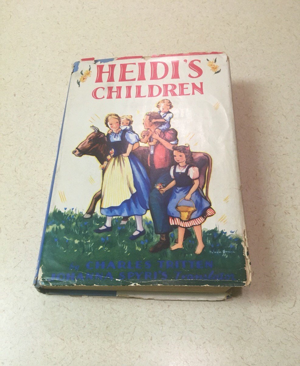Heidi's Children by Charles Tritten-1939 Vintage Book