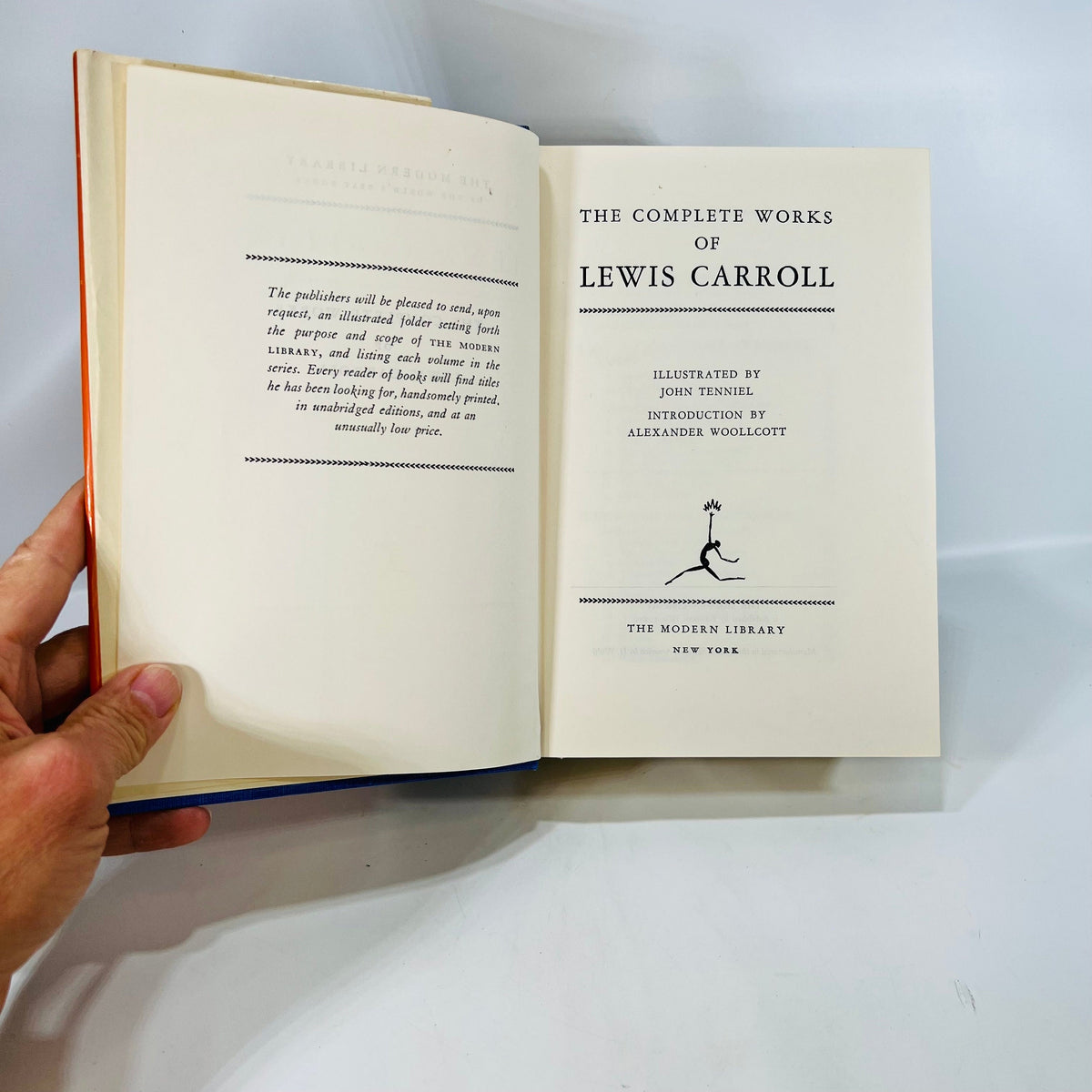 The Complete Works of Lewis Carroll G28 A Modern Library Giant Vintage Book